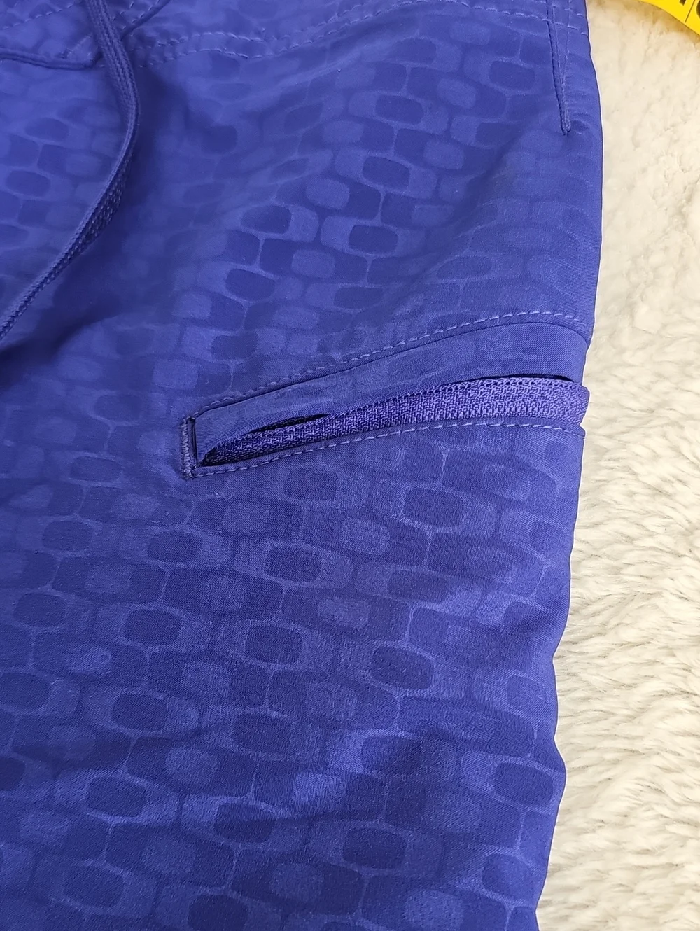 Oakley Men’s Blue Graphic Print Board Shorts Swim Trunks Size 28